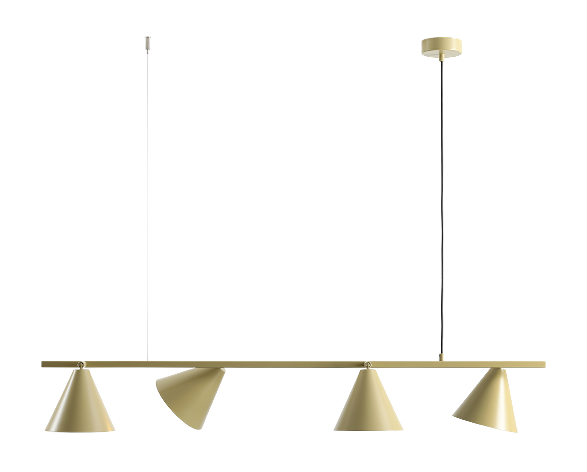 Form 120cm Pistasjnøtter Taklampe Fra Artera - Form er en moderne pendellampe i metall med et stilig og lekent design.
