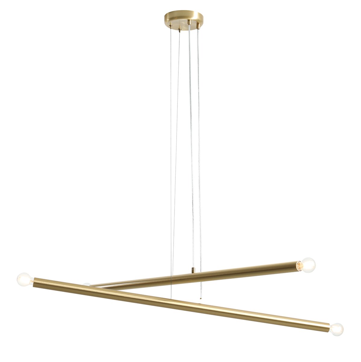 Tubo 4 100cm Messing Taklampe Fra Artera - Tubo 4 er en moderne taklampe med et stilig og minimalistisk design.