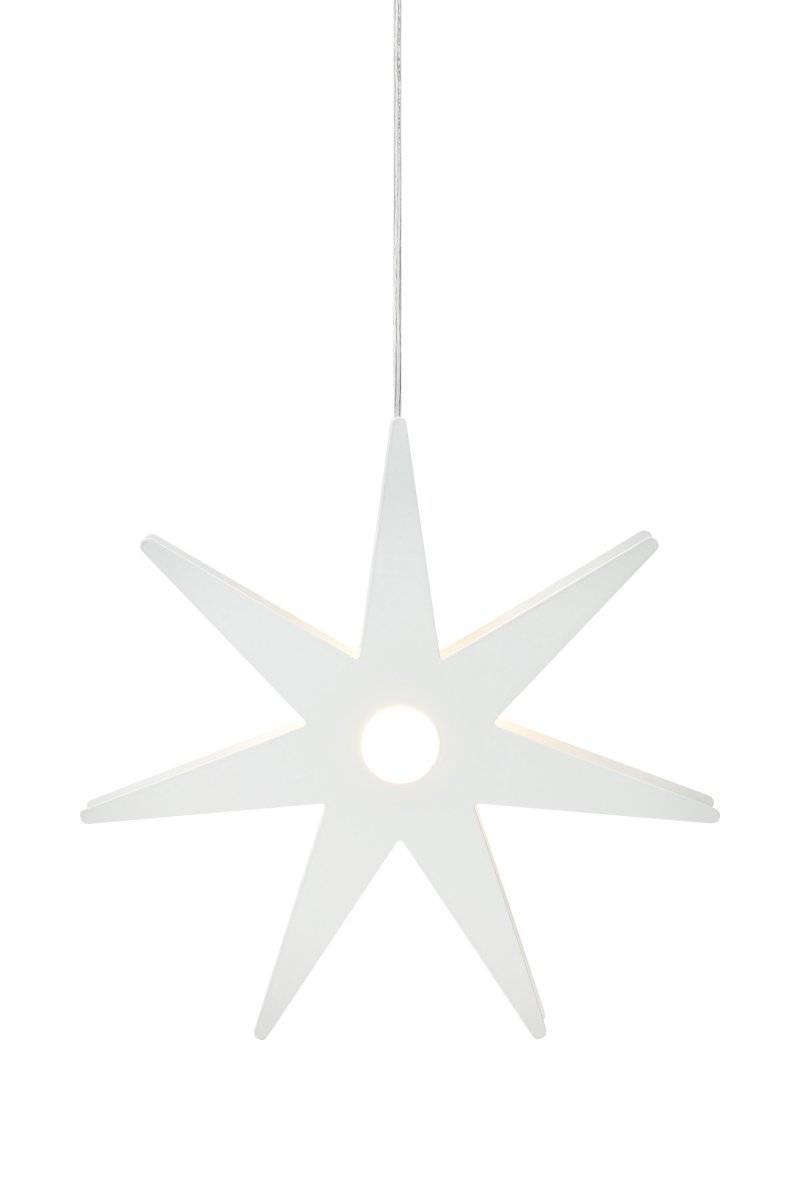 Origo Ø37 Hvit Fra Markslöjd - Origo adventsstjernen er en stilig og moderne julestjerne i hvitt metall som skaper en koselig f&oslash;lelse i hjemmet.