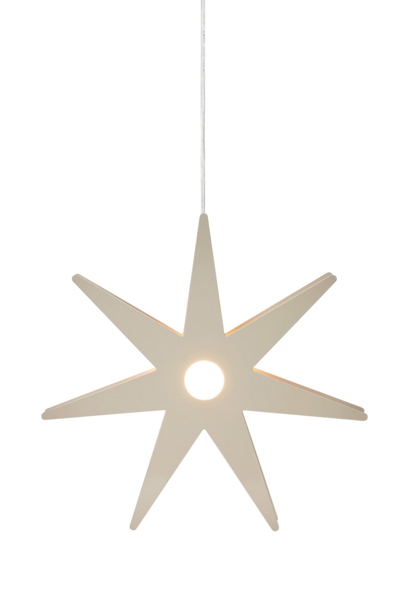 Origo Ø37 Greige Fra Markslöjd - Origo adventsstjernen er en stilig og moderne julestjerne i metall i gr&aring; farge som skaper en koselig f&oslash;lelse i hjemmet.