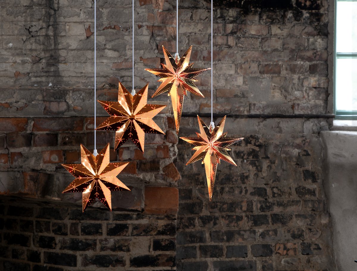 Betlehem 35cm Kopper Fra Star Trading - Herlige adventsstjerner som sprer herlig julestemning i huset.