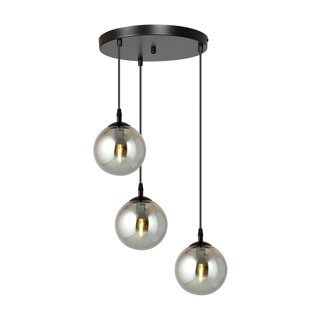 Cosmo Premium Ø40 Røykfarget Taklampe Fra Emibig Lighting - Dens minimalistiske stil passer inn i de nyeste trendene samtidig som den opprettholder fortidens eleganse.