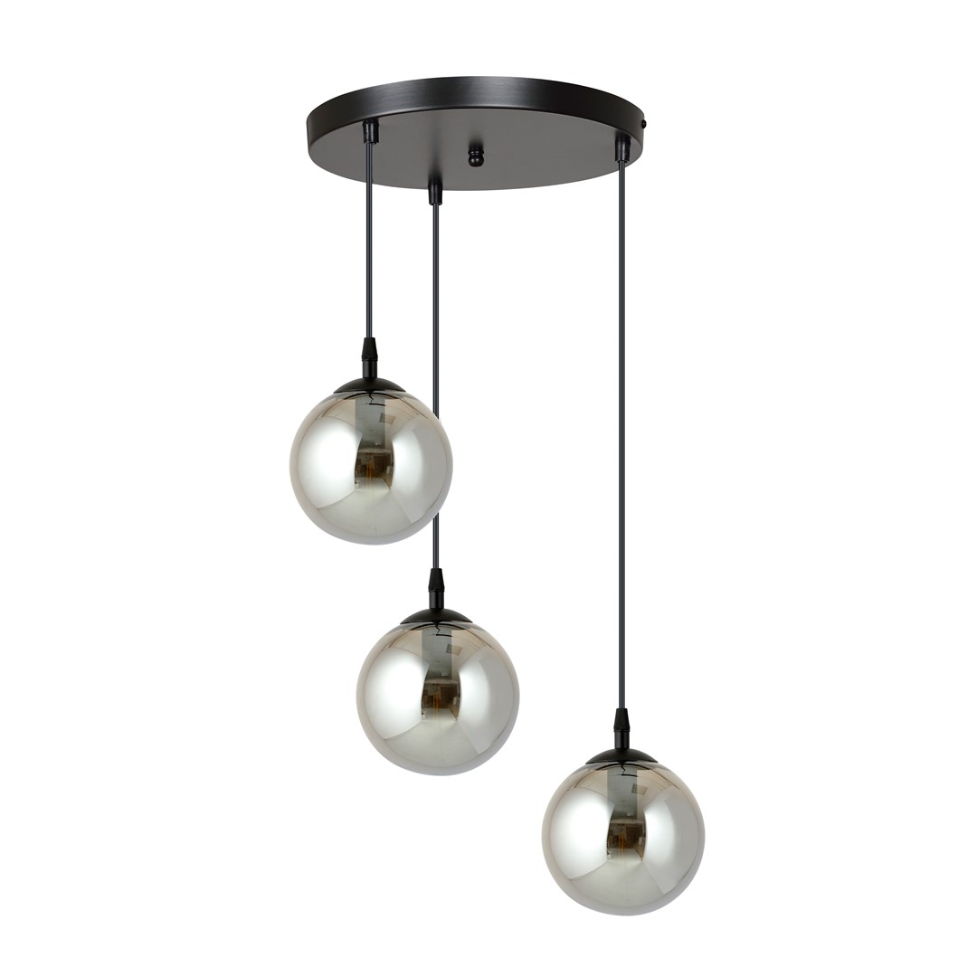 Cosmo Premium Ø40 Røykfarget Taklampe Fra Emibig Lighting - Dens minimalistiske stil passer inn i de nyeste trendene samtidig som den opprettholder fortidens eleganse.