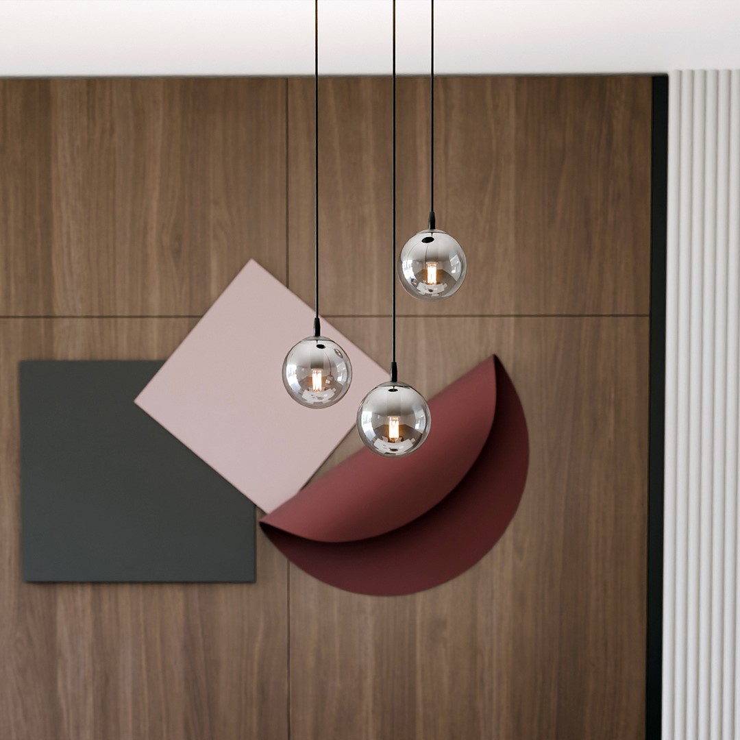 Cosmo Premium Ø40 Røykfarget Taklampe Fra Emibig Lighting - Dens minimalistiske stil passer inn i de nyeste trendene samtidig som den opprettholder fortidens eleganse.
