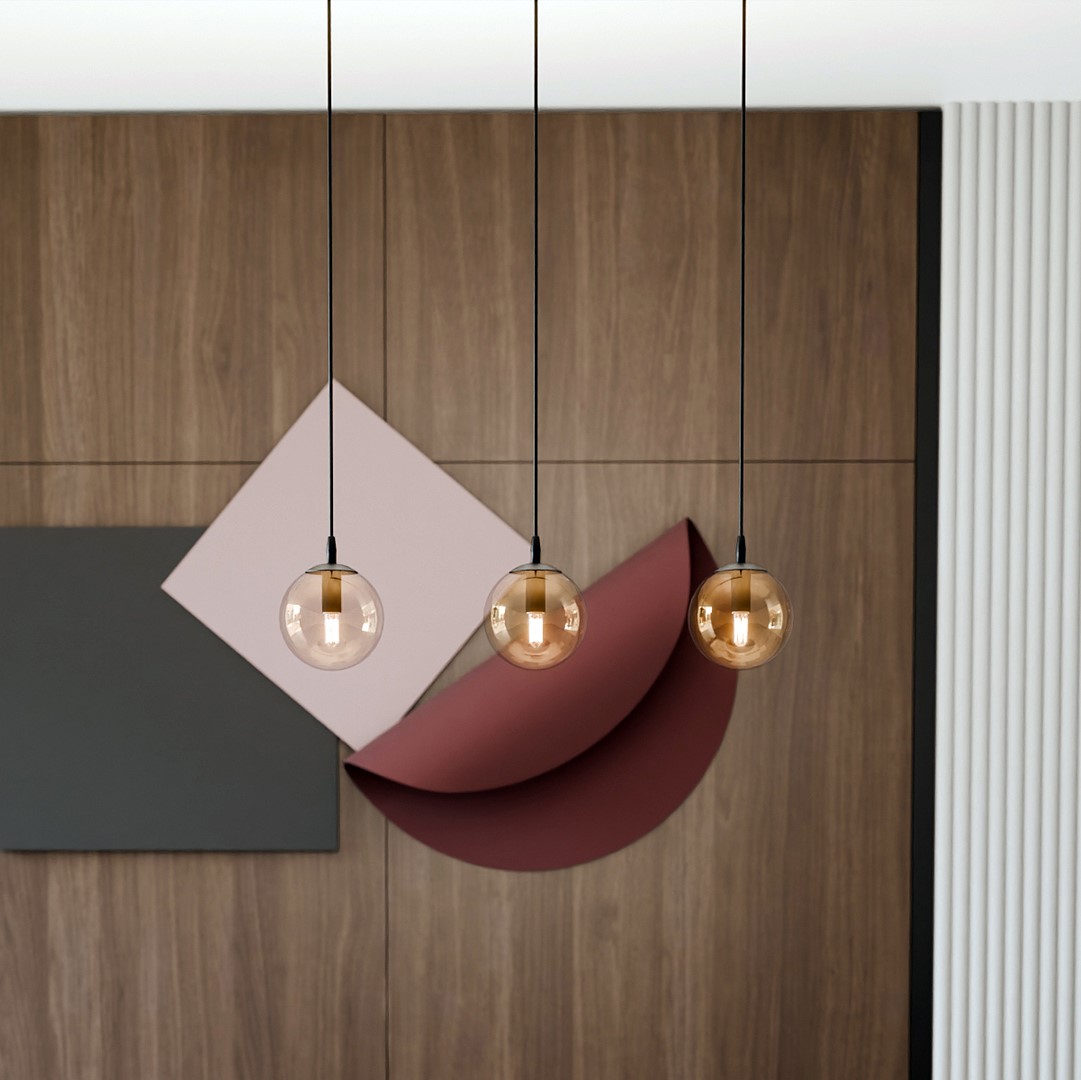 Cosmo 70cm Rav Taklampe Fra Emibig Lighting - Dens minimalistiske stil passer inn i de nyeste trendene samtidig som den opprettholder fortidens eleganse.