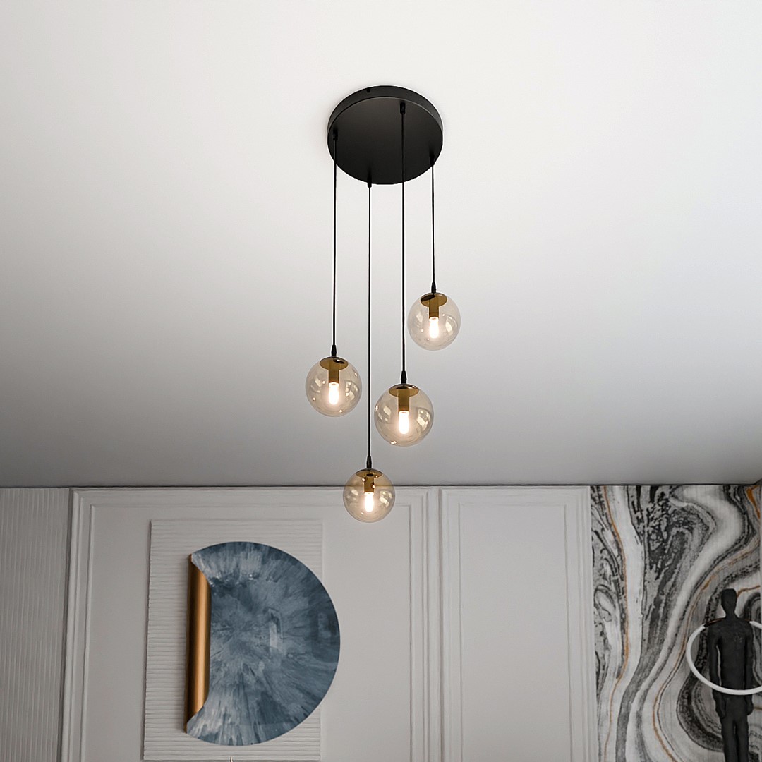 Cosmo Premium Ø40 Rav Taklampe Fra Emibig Lighting - Dens minimalistiske stil passer inn i de nyeste trendene samtidig som den opprettholder fortidens eleganse.