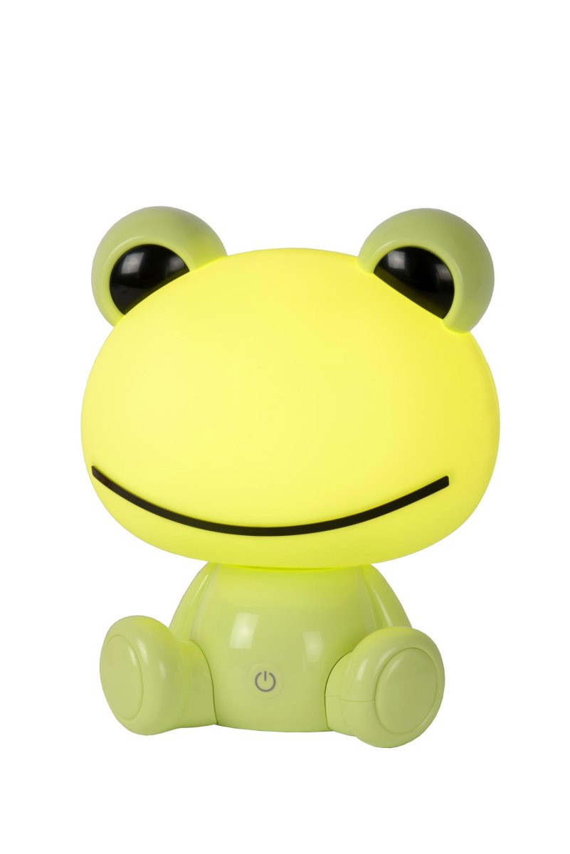 Dodo Frog Grønn barnelampe Fra Lucide - Denne bordlampen med dyremotiv, med det koselige navnet Dodo, vil gi barna dine søte drømmer.