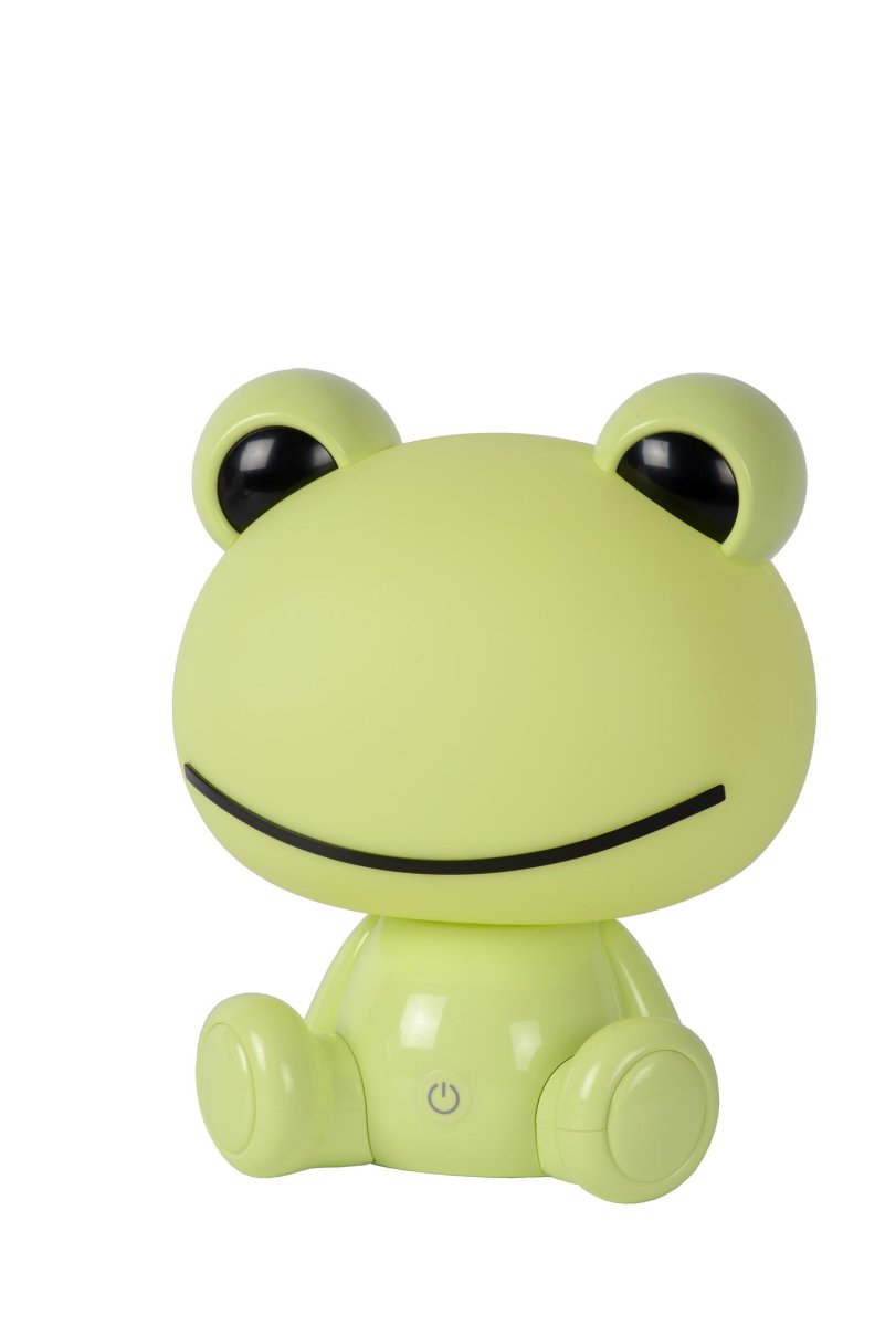 Dodo Frog Grønn barnelampe Fra Lucide - Denne bordlampen med dyremotiv, med det koselige navnet Dodo, vil gi barna dine søte drømmer.