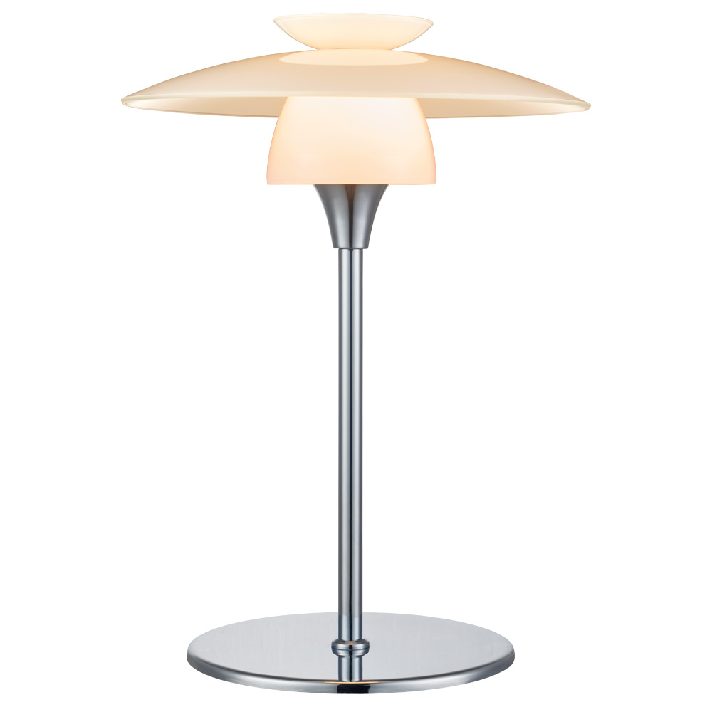 Scandinavia 30cm Opal bordlampe Fra Halo Design - Skandinavia er b&aring;de praktisk og estetisk &ndash; en lampe som kombinerer funksjon og form med en harmonisk m&aring;te.