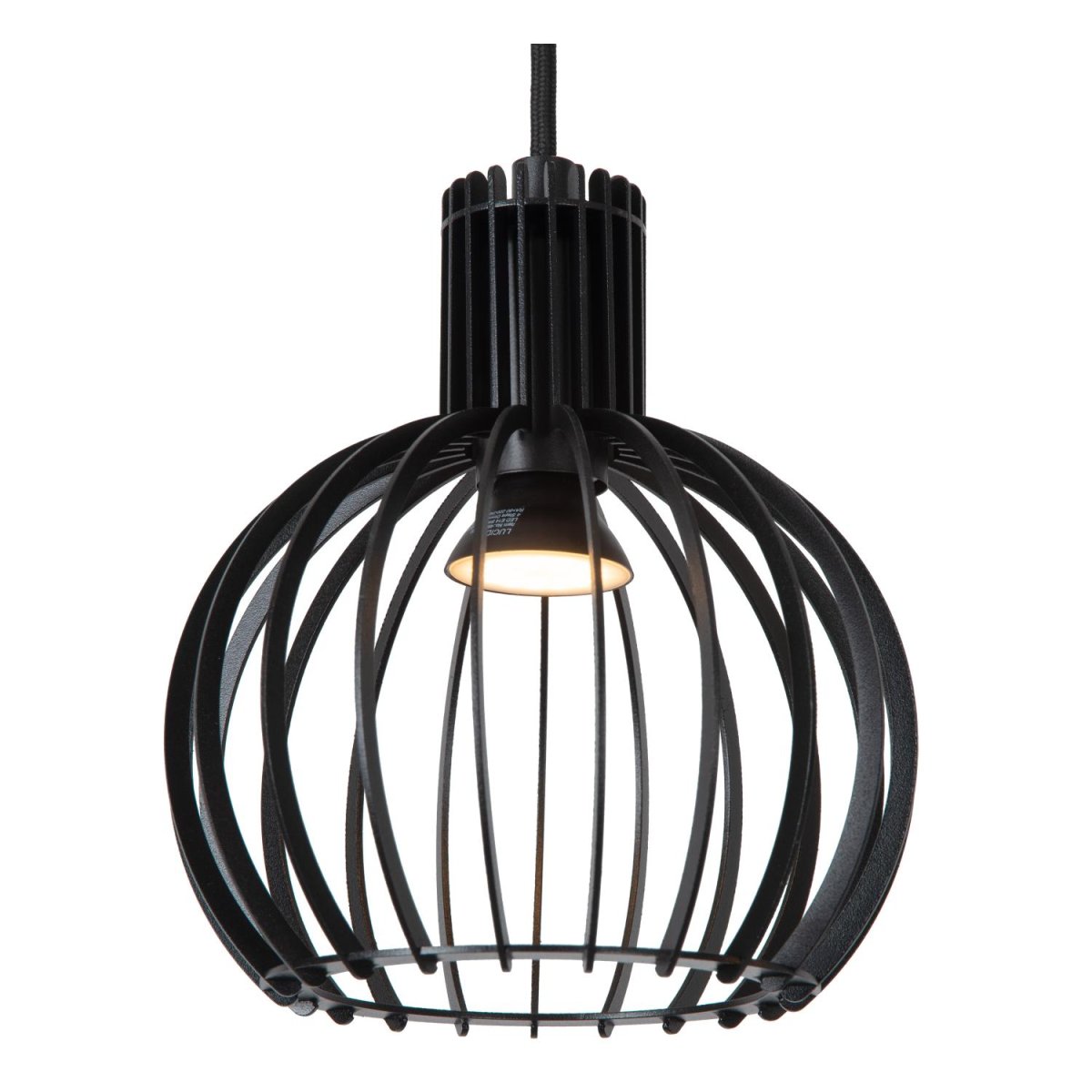Mikaela Ø35 Svart Taklampe Fra Lucide - Mikaela er den perfekte lampen &aring; henge over spisebordet for &aring; skape stemning under en middag eller en samtale.