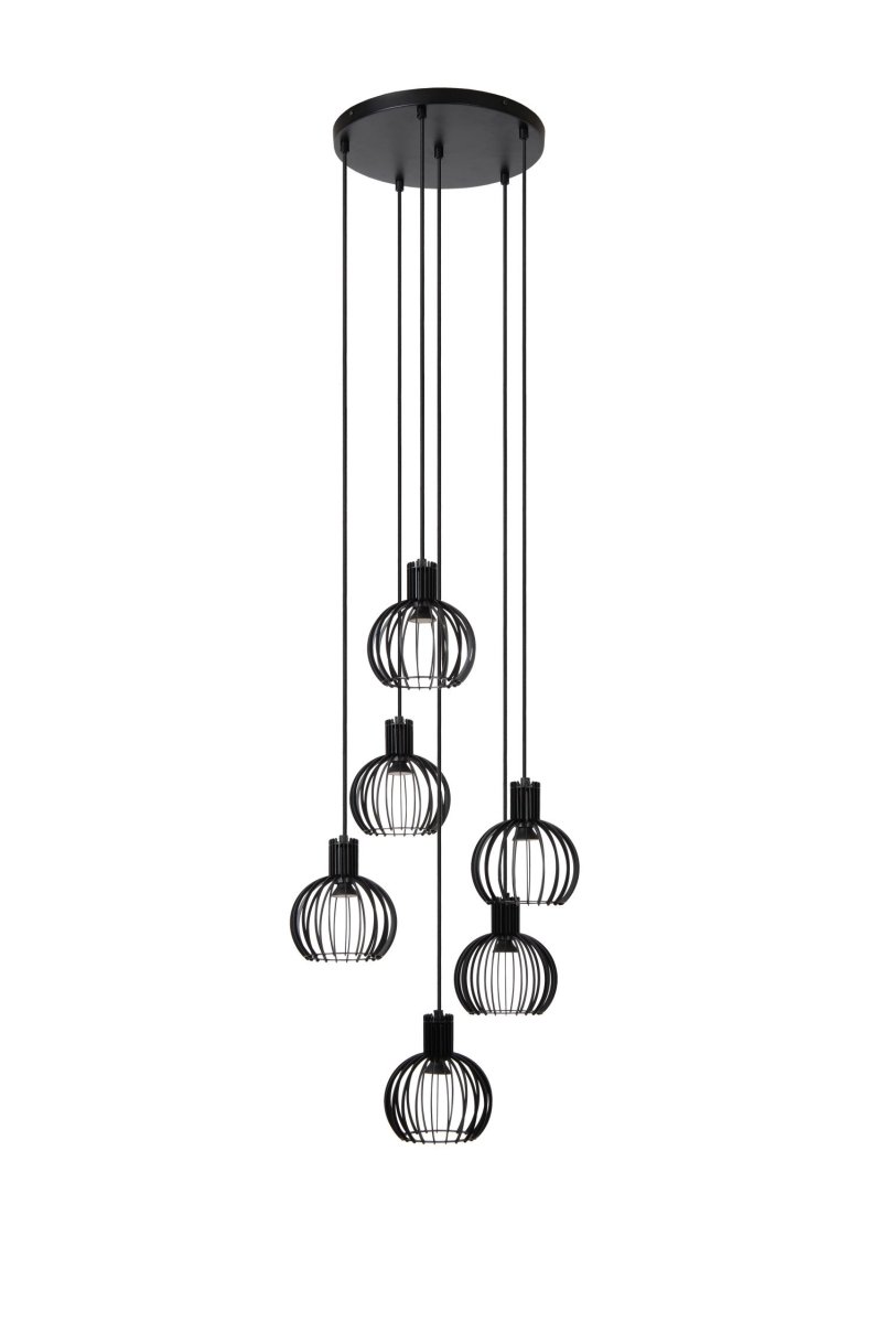 Mikaela Ø35 Svart Taklampe Fra Lucide - Mikaela er den perfekte lampen &aring; henge over spisebordet for &aring; skape stemning under en middag eller en samtale.