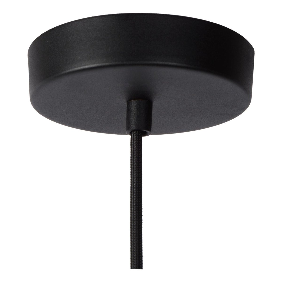 Lionel Ø6 Svart Taklampe Fra Lucide - Du kan justere lampen i høyden fra 50 til 180 centimeter og koble den til en dimmer for å skape en tom atmosfære.