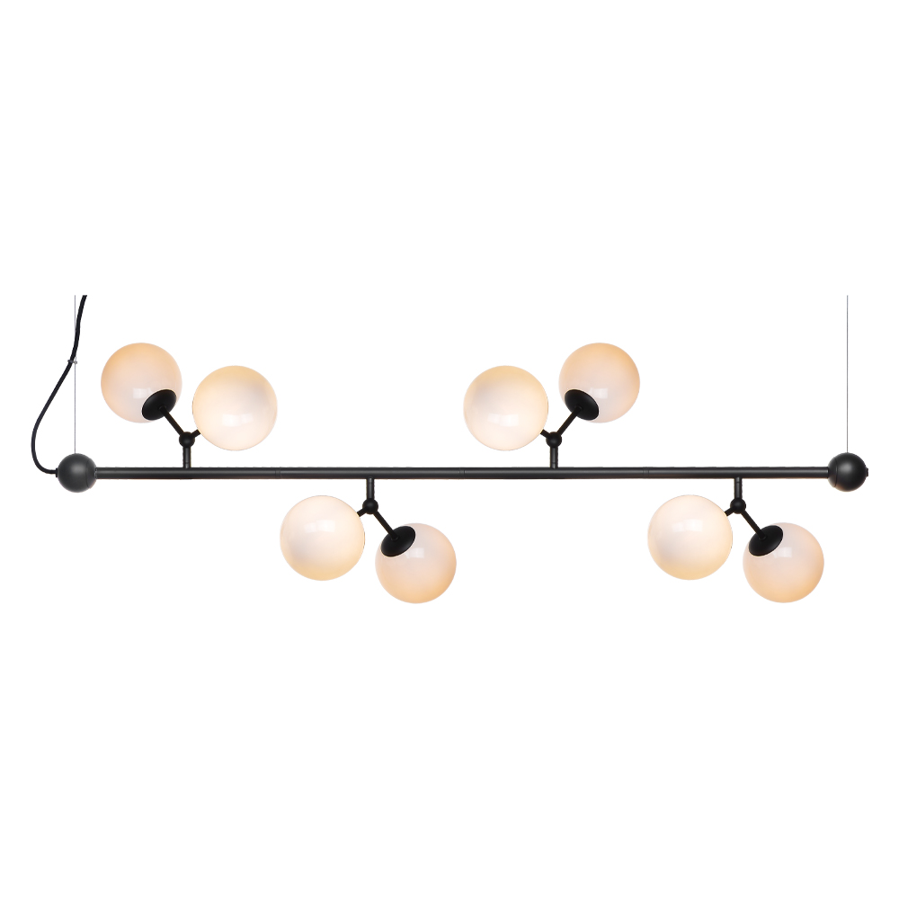 Atom horizontal 80cm Svart Taklampe Fra Halo Design - Atom anheng har et moderne og tidl&oslash;st design, perfekt for alle stiler og hjem.