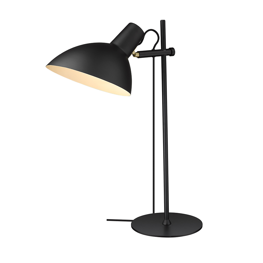 Metropole 63cm Svart skrivebordslampe Fra Halo Design - Metropole-serien er en komplett og funksjonell familie av lamper med en s&aelig;regen og industriell stil.