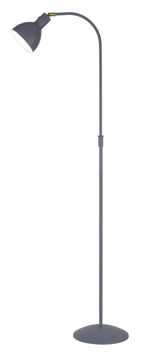 Angora Grå gulvlampe Fra Halo Design - Angora er en klassisk gulvlampe med et moderne design.
