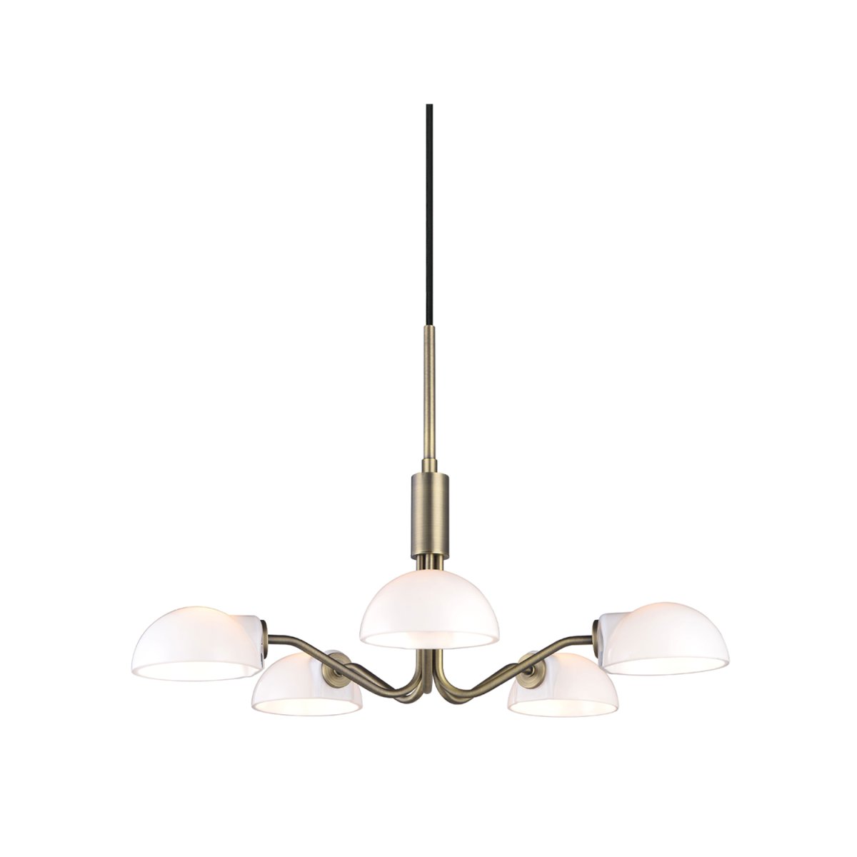 Kjøbenhavn Ø50 Antikk messing Taklampe Fra Halo Design - Med sitt balanserte design og eksklusive uttrykk blir Kj&oslash;benhavn en vakker og funksjonell lyskilde i hjemmet ditt.