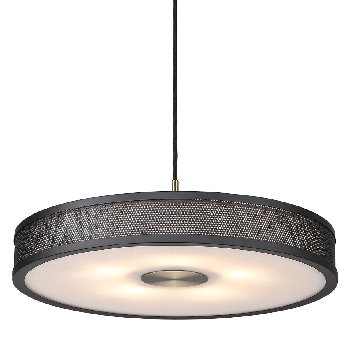 Frame Ø43 Svart Taklampe Fra Halo Design - Ramme kombinerer en kompakt form med materialer av h&oslash;y kvalitet.