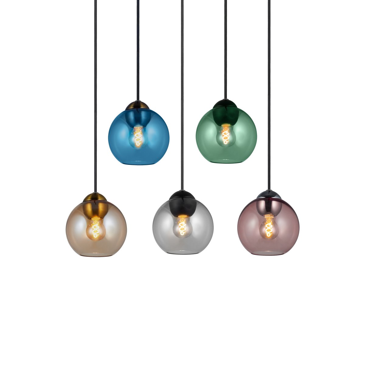 Bubbles Ø14 Røykfarget Taklampe Fra Halo Design - Den enkle formen på Bubbles-lampen gir den et vakkert design.