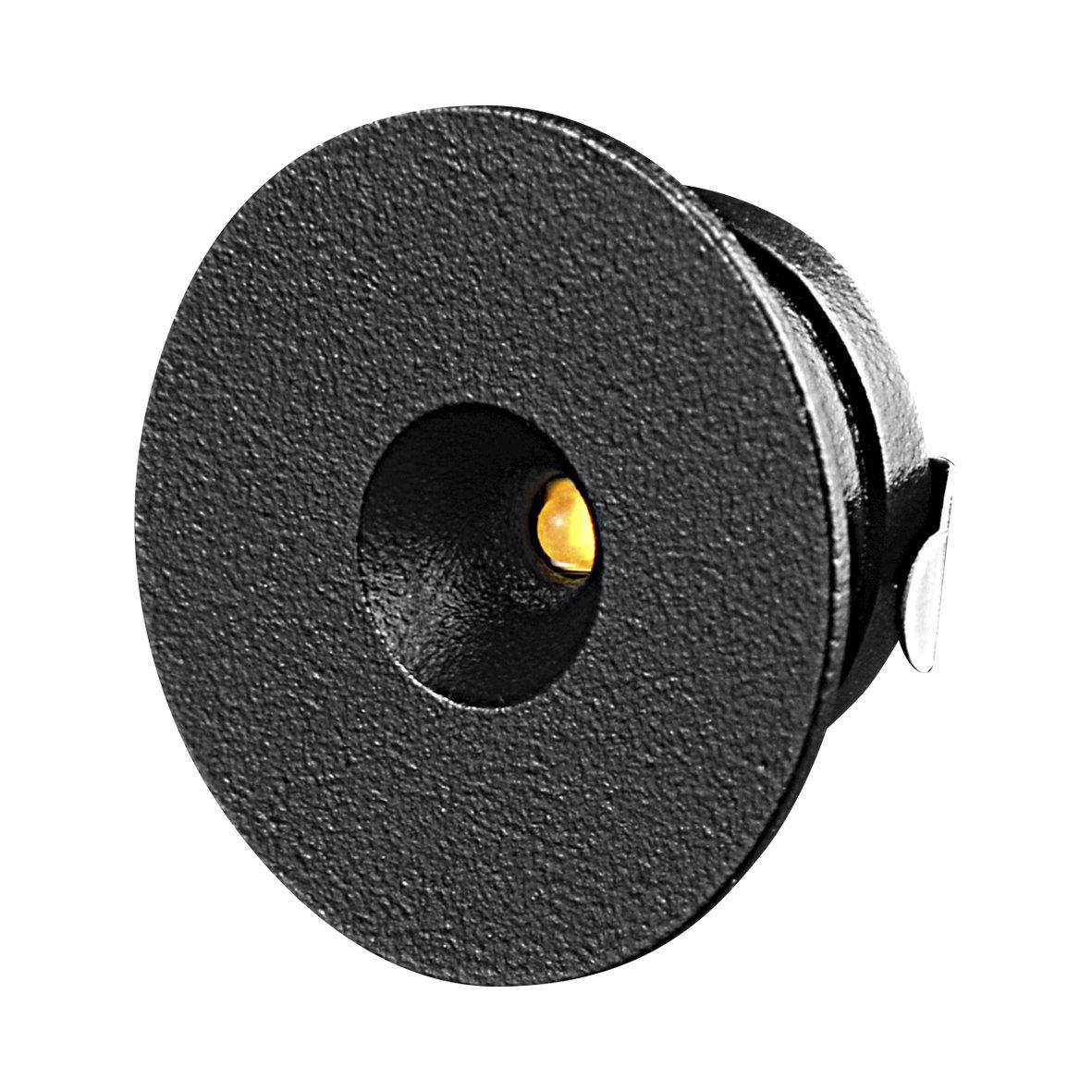 P-132 Mini Downlight 3000K Svart Fra Designlight - Den er egnet for belysning i vindusnisjer eller skap.