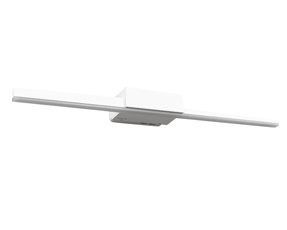 Aqua I 60cm Hvit baderomslampe Fra Westal - Laget i støpt aluminium og utstyrt med LED.