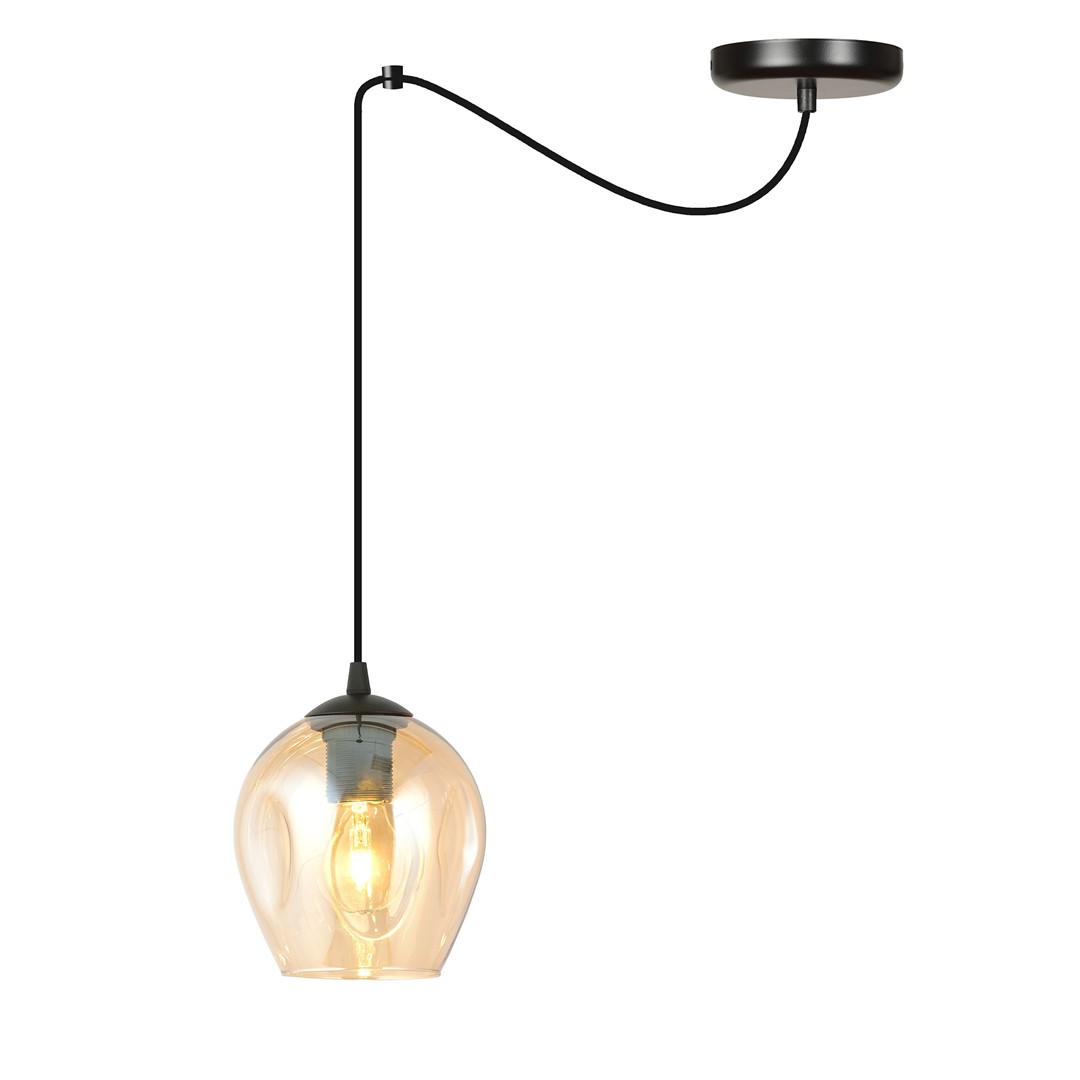Level Ø14 Rav Taklampe Fra Emibig Lighting - Den er ideell for høye lofter og fremhever deres moderne karakter samtidig som den gir vakker belysning.
