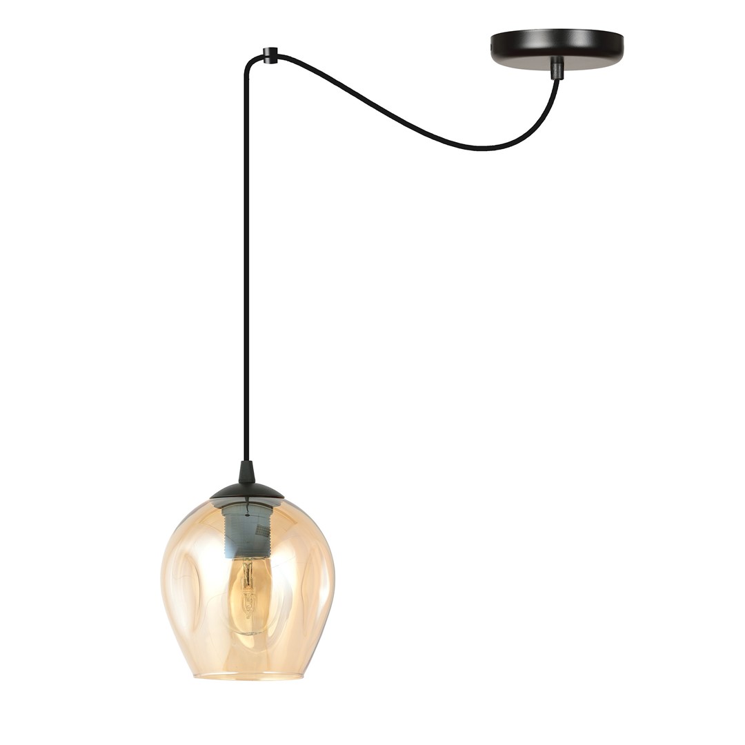 Level Ø14 Rav Taklampe Fra Emibig Lighting - Den er ideell for høye lofter og fremhever deres moderne karakter samtidig som den gir vakker belysning.