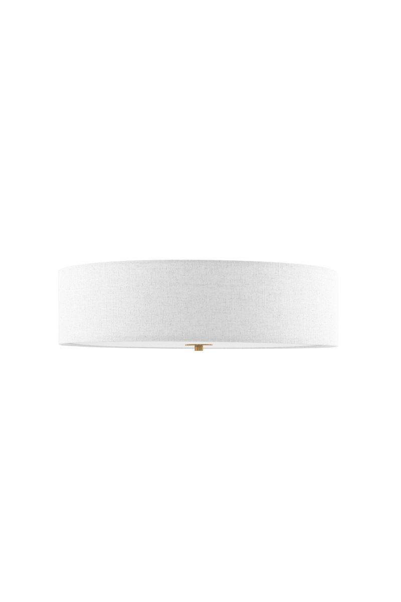 Noah Ø50 Hvit plafond Fra Globen Lighting - Noah er en stilig og dekorativ taklampe, håndlaget i hvitt linstoff med en vakker, levende struktur.