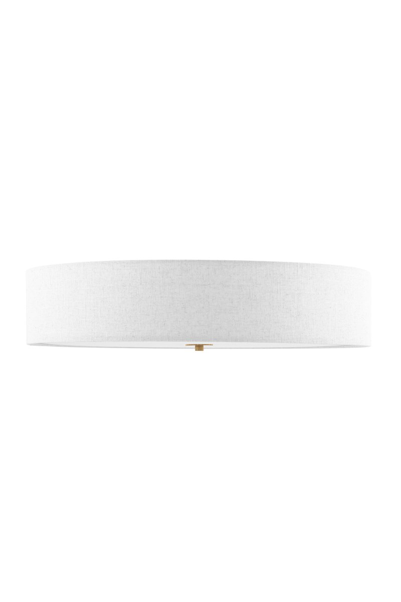 Noah Ø65 Hvit plafond Fra Globen Lighting - Noah er en stilig og dekorativ taklampe, håndlaget i hvitt linstoff med en vakker, levende struktur.