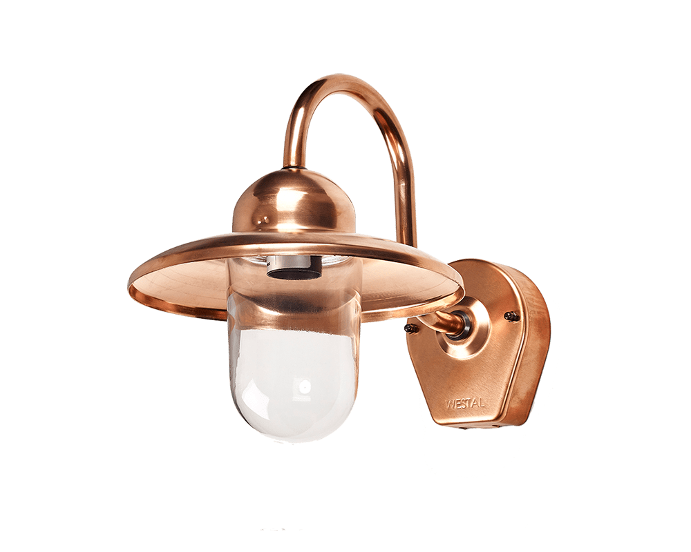 Nisse Rå kobber utendørslampe Fra Westal - Laget av kobber som eldes naturlig over tid og utvikler en vakker patina.