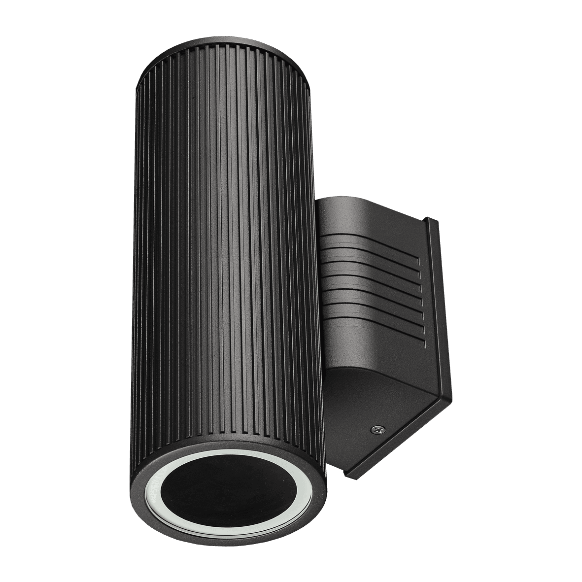 Wally Double Mørkegrå utendørslampe Fra Designlight - Med sin v&aelig;rbestandige maling og tidl&oslash;se design er Wally en p&aring;litelig og slitesterk l&oslash;sning for fasadebelysningen din.