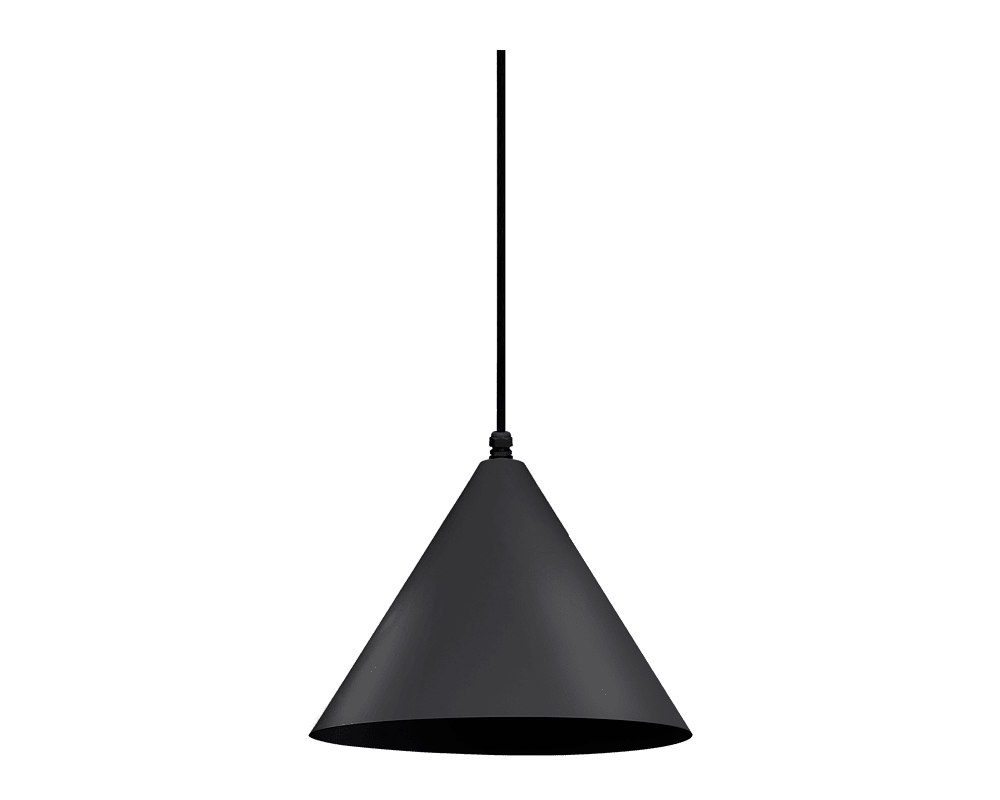 Tratt Ø25 IP44 Svart Fra Westal - Lampen er ideell for vinterhager, pergolaer, utekj&oslash;kken og andre beskyttede utemilj&oslash;er der den skaper en varm og innbydende atmosf&aelig;re.