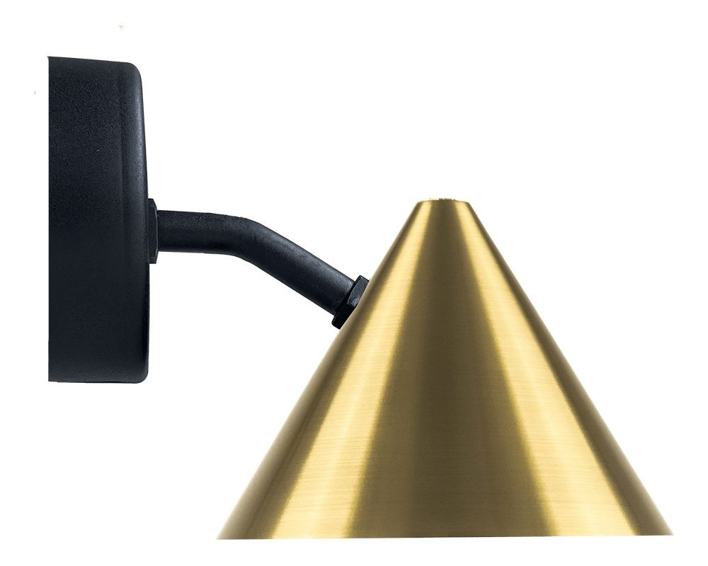 Tratt Micro LED Messing utendørslampe Fra Westal - Med en utskiftbar LED-enhet (600 lm), smarte innganger og utganger og en hurtigkoblingsklemme er installasjonen rask og enkel.