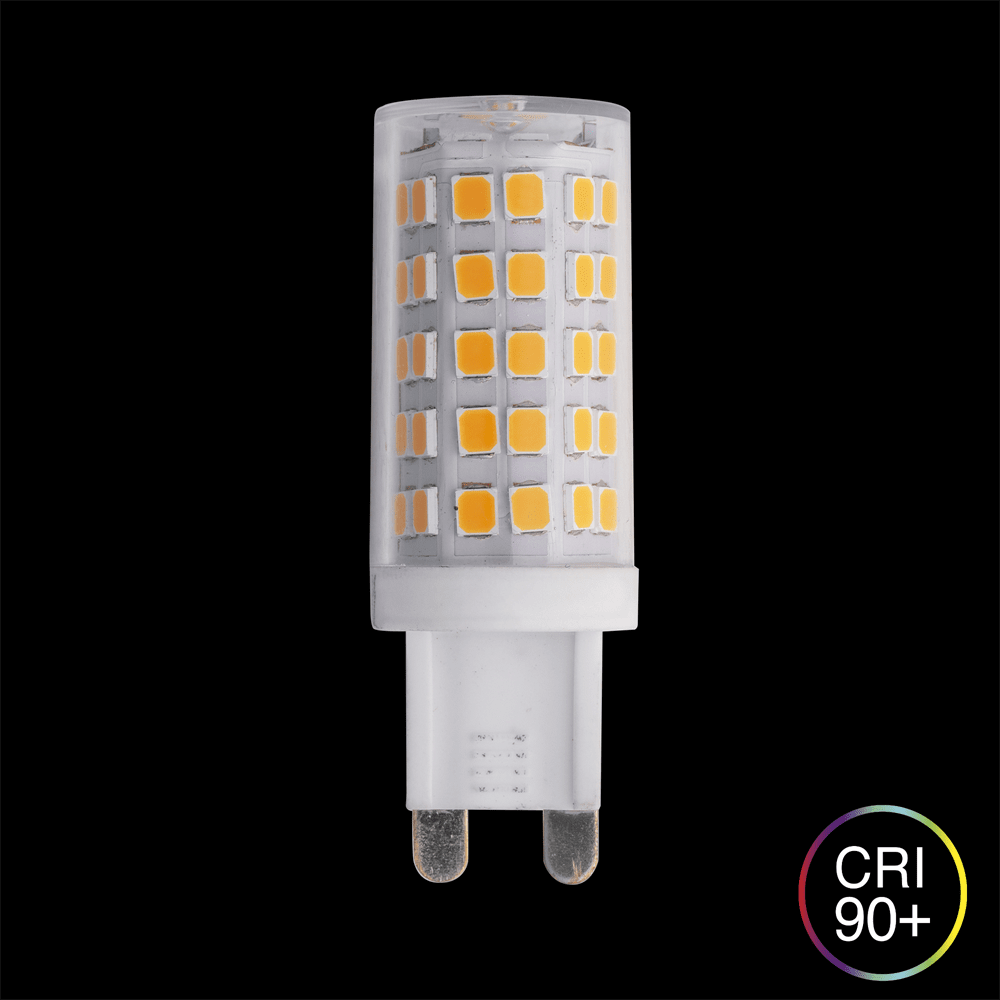 G9 4W 3000K 3-trinns dimbar Hvit Fra Unison - LED G9 lyskilde med en effekt p&aring;; 4W og et varmhvitt lys p&aring; 3000K gir b&aring;de energieffektivitet og fleksibel belysning.