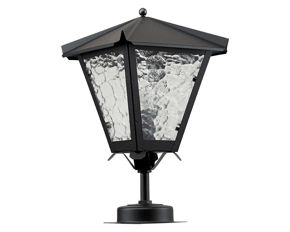 Gustav 36cm Svart Fra Westal - Velg mellom en opp- eller nedovervendt lanterne i lakkert og rustbestandig finish, eller i praktfullt oksidert kobber.