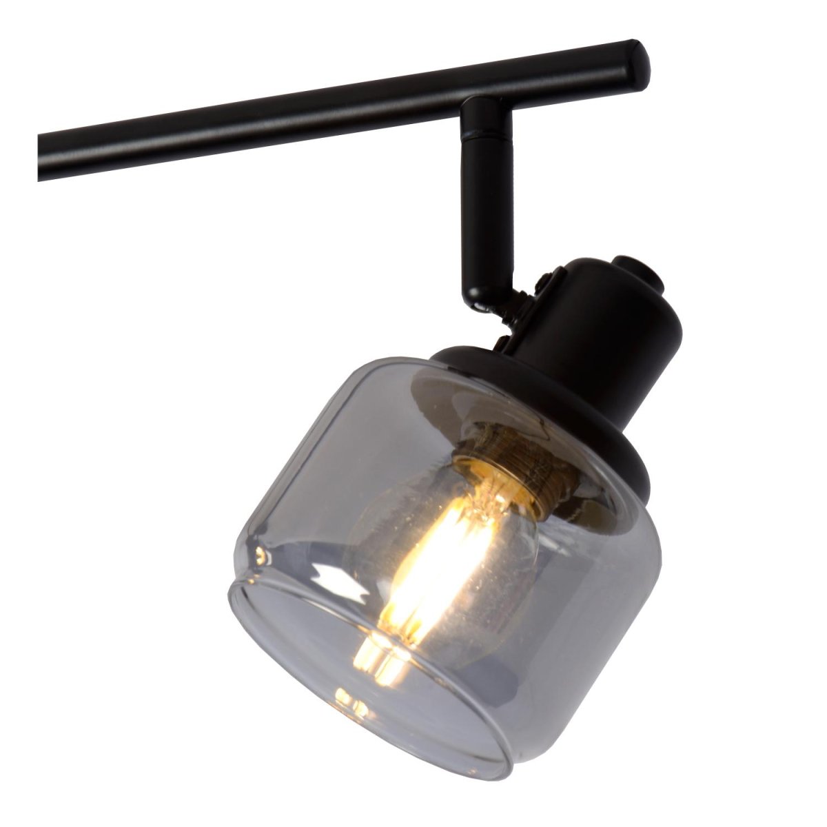Bjorn 4 Svart spotlight Fra Lucide - Unike produktegenskaper:Passer for bruk med LED-lyskilderLampen er roterbar og vippbarLett å koble til en dimmer (ekskl.