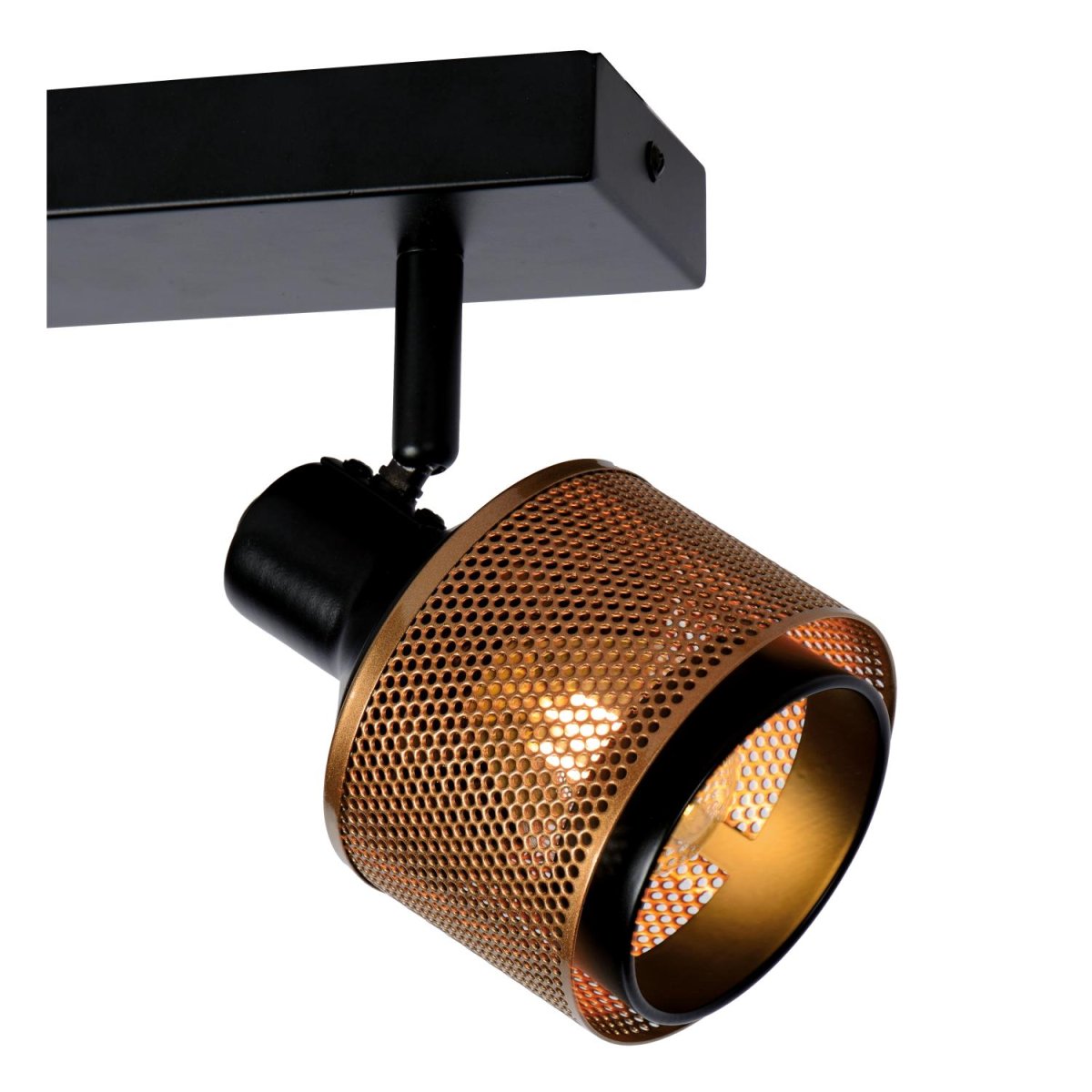 Rafa 2 Svart spotlight Fra Lucide - Du kan også&aring; koble Rafa til en ekstern dimmer, noe som gjør at du enkelt kan skape stemning og komfort i ethvert rom og når som helst på dagen.