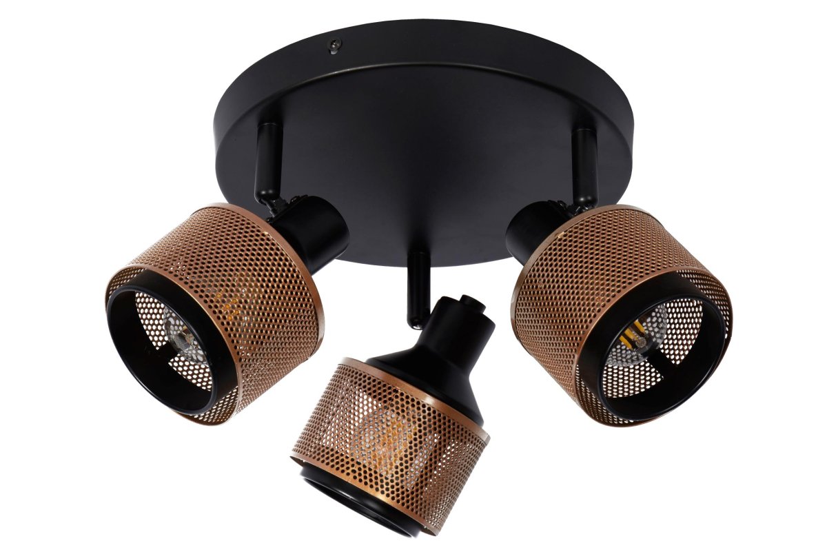 Rafa 3 Svart spotlight Fra Lucide - Du kan ogs&aring;&aring; koble Rafa til en ekstern dimmer, noe som gj&oslash;r at du enkelt kan skape stemning og komfort i ethvert rom og n&aring;r som helst p&aring; dagen.