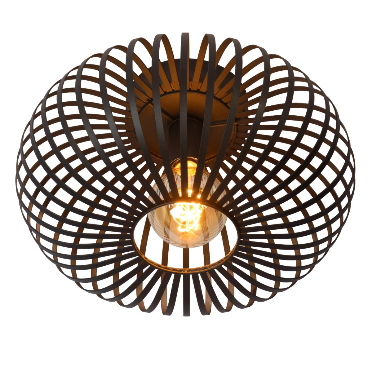 Manuela Ø40 Svart plafond Fra Lucide - Manuela er enkel &aring; koble til en dimmer og ser veldig pen ut.