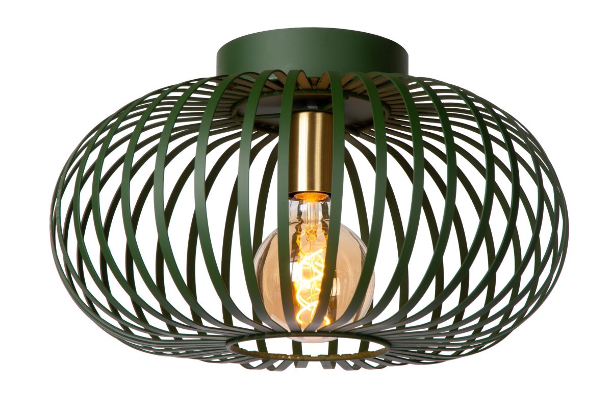 Manuela Ø40 Grønn plafond Fra Lucide - Manuela er enkel &aring; koble til en dimmer og ser veldig pen ut.