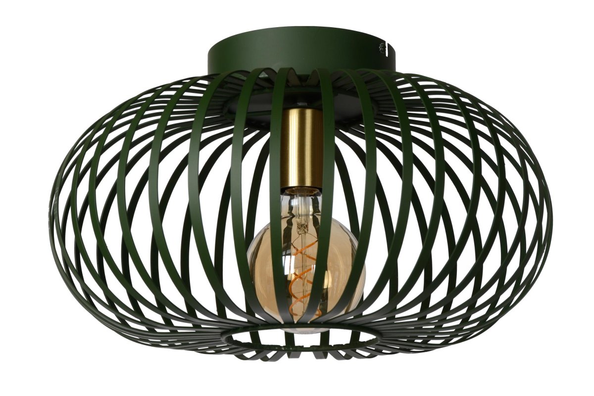 Manuela Ø40 Grønn plafond Fra Lucide - Manuela er enkel &aring; koble til en dimmer og ser veldig pen ut.