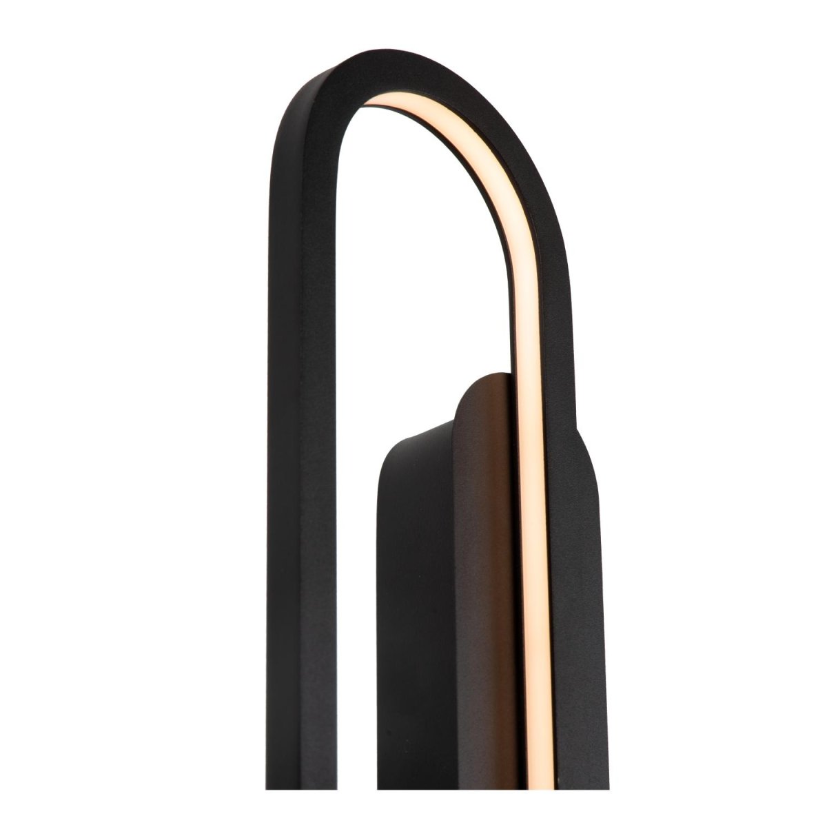 Thelma 60cm Svart vegglampe Fra Lucide - Vegglampen kan enkelt kobles til en ekstern dimmer, som gjør det mulig å jevnt justere lysintensiteten.
