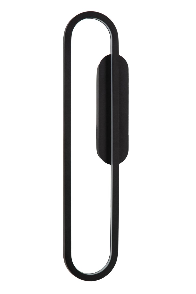 Thelma 60cm Svart vegglampe Fra Lucide - Vegglampen kan enkelt kobles til en ekstern dimmer, som gjør det mulig å jevnt justere lysintensiteten.