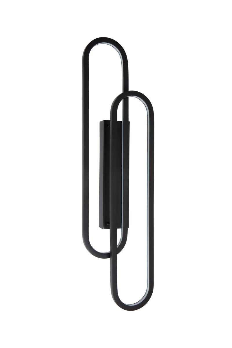 Thelma 75cm Svart vegglampe Fra Lucide - Vegglampen kan enkelt kobles til en ekstern dimmer, som gjør det mulig å jevnt justere lysintensiteten.
