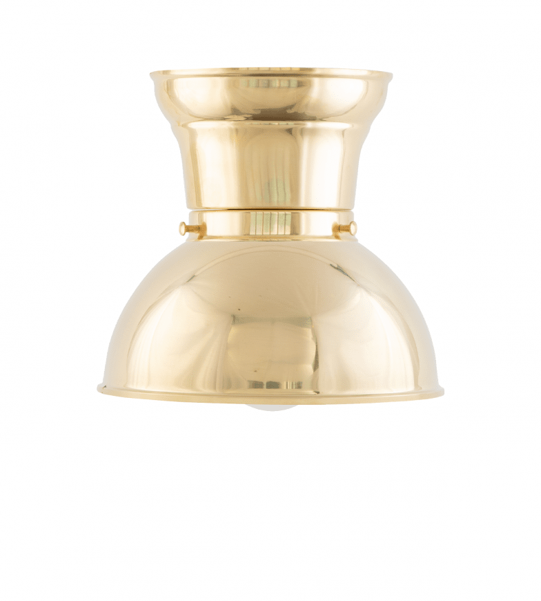 Fröding 80 Messing Fra Karlskrona lampfabrik - Fr&ouml;dingplafonden - som &auml;r tillverkad helt i m&auml;ssing - har ett tydligt klassicerande formspr&aring;k, och passar fint ihop med &ouml;vriga lampor i Fr&ouml;dingfamiljen.