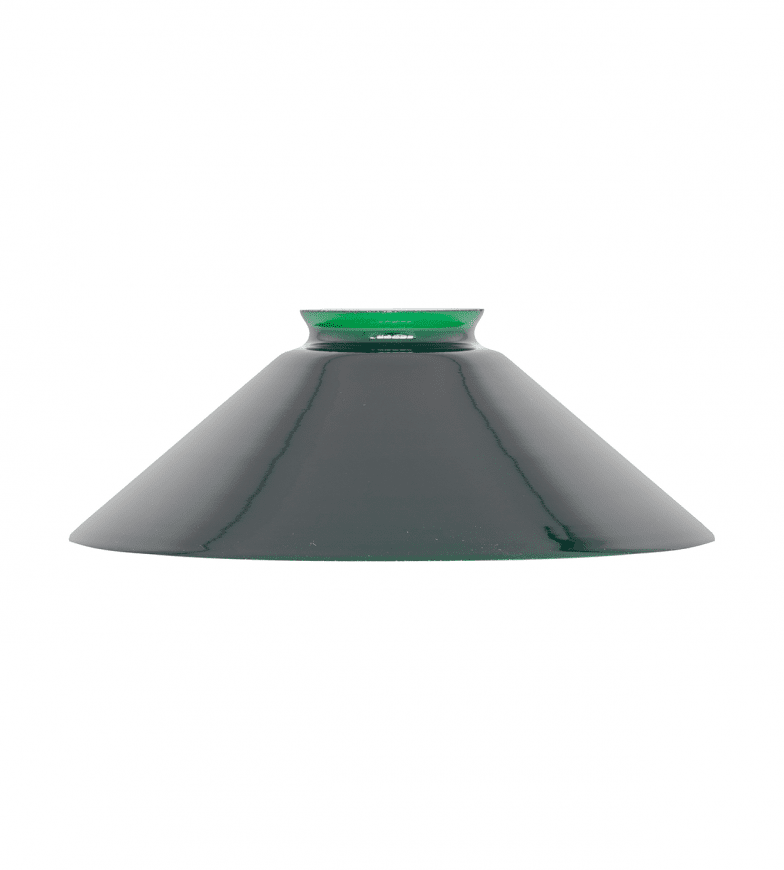 Schoolhouse Glass Shade 60/200 Grønn Fra Karlskrona lampfabrik - 