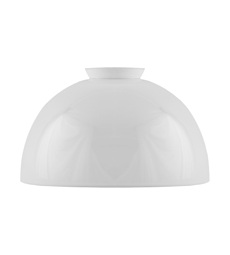 Dome Glass Shade 60/170 Hvit Fra Karlskrona lampfabrik - 