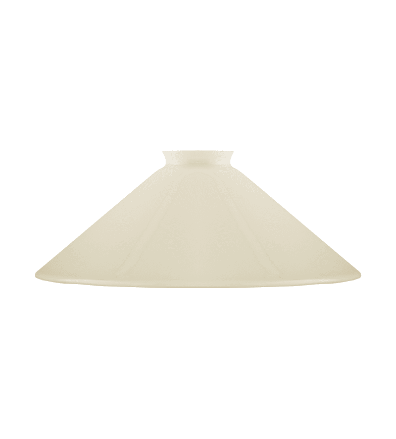 Schoolhouse Glass Shade 60/250 Off-white Fra Karlskrona lampfabrik - 