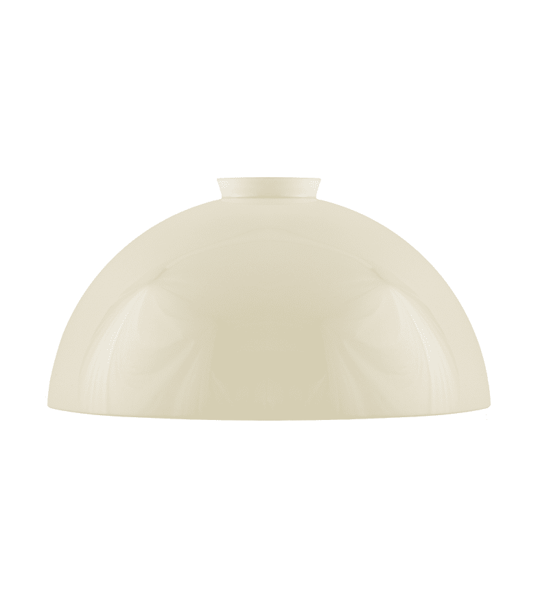 Dome Glass Shade 60/235 Off-white Fra Karlskrona lampfabrik - 