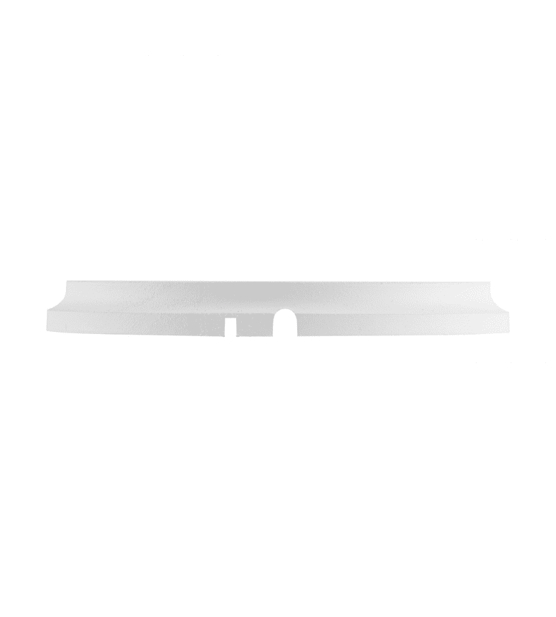 Zoom bilde av Spacer Plate With Cable Slot Hvit Fra Karlskrona lampfabrik - Avstandsplate i hvitbeiset bjørk for vegg- og taklamper.