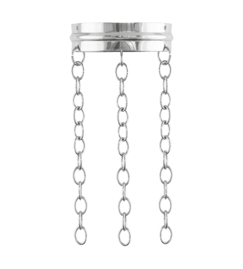 Pendant Chain Extension Nikkel Fra Karlskrona lampfabrik - Kan brukes på alle Karlskrona Lampfabriks hengelamper for å forlenge dem 25 cm.